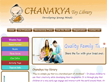 Tablet Screenshot of chanakyatoylibrary.com